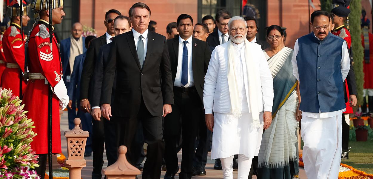 Jair Bolsonaro e Narendra Modi (Foto: Alan Santos/PR) Jair Bolsonaro e Narendra Modi