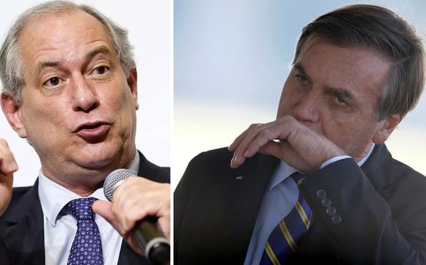 Ciro Gomes e Jair Bolsonaro (Foto: Reuters) Ciro Gomes e Jair Bolsonaro