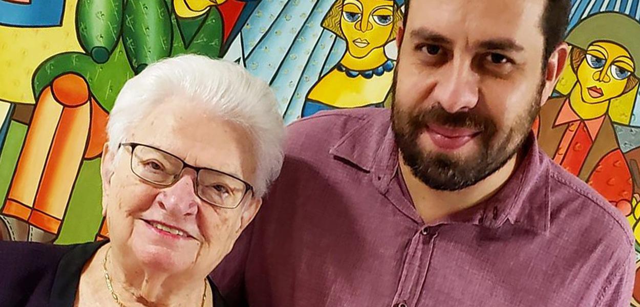 Luiza Erundina e Guilherme Boulos (Foto: Facebook/Divulgação) Luiza Erundina e Guilherme Boulos