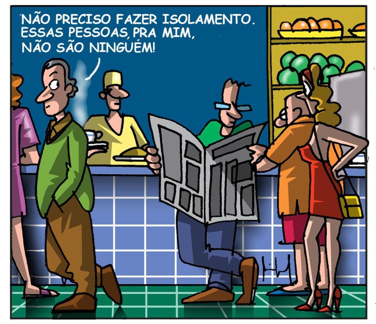 "Tô nem aí" (Foto: Miguel Paiva) www.brasil247.com - { imgCaption }}