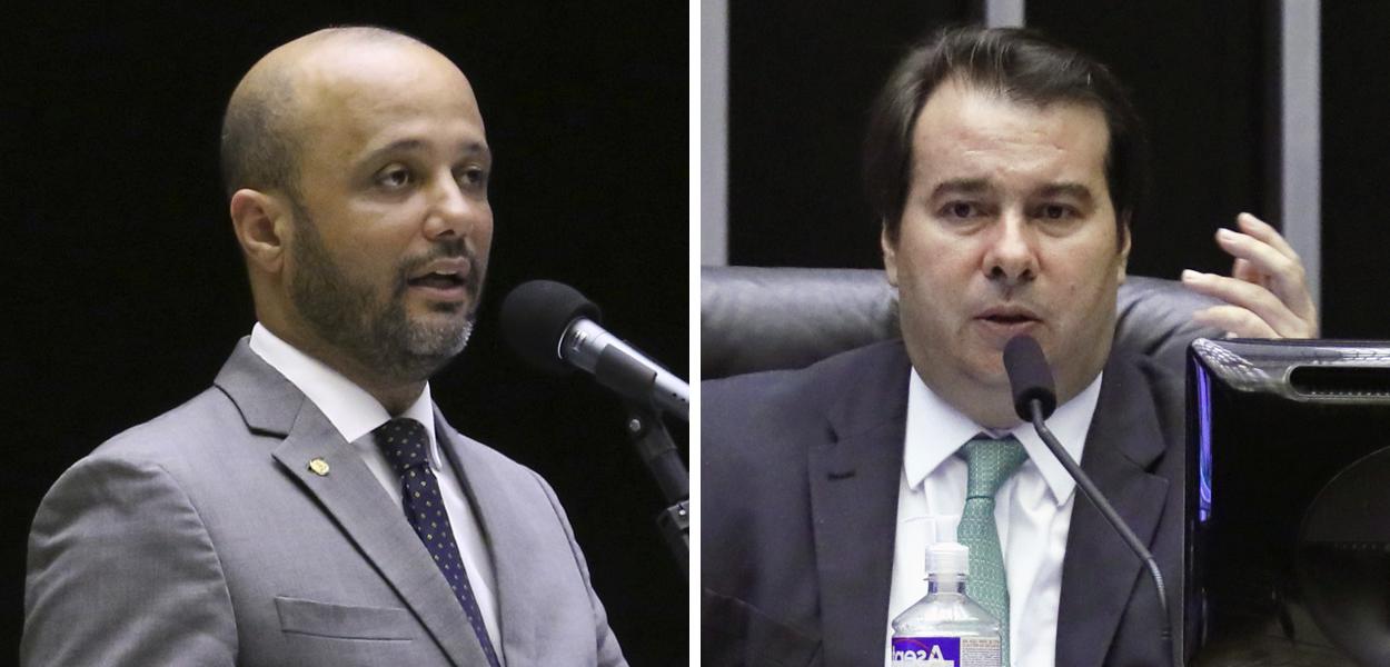 Vitor Hugo e Rodrigo Maia (Foto: Câmara dos Deputados) Vitor Hugo e Rodrigo Maia