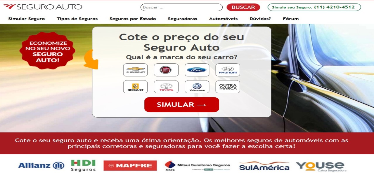 5 melhores sites de seguro de automóveis para cotar durante a quarentena