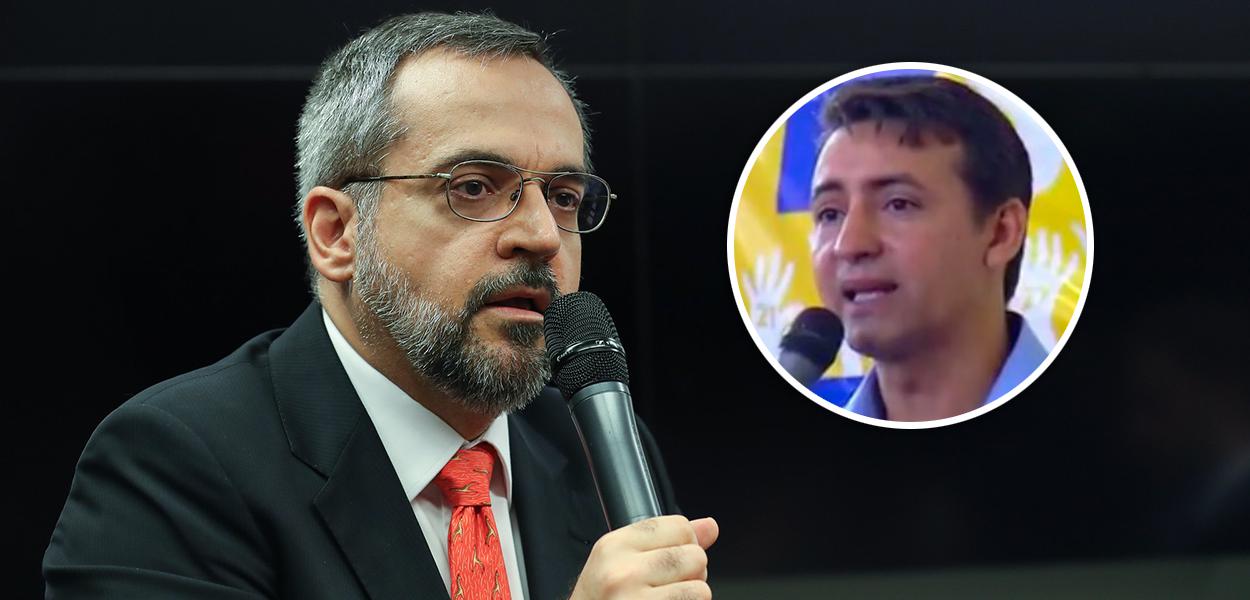Abraham Weintraub e Josué de Oliveira Moreira (Foto: Lula Marques | Reprodução) Abraham Weintraub e Josué de Oliveira Moreira