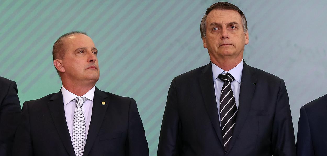 Onyx Lorenzoni e Jair Bolsonaro (Foto: Marcos Correa/PR) Onyx Lorenzoni e Jair Bolsonaro