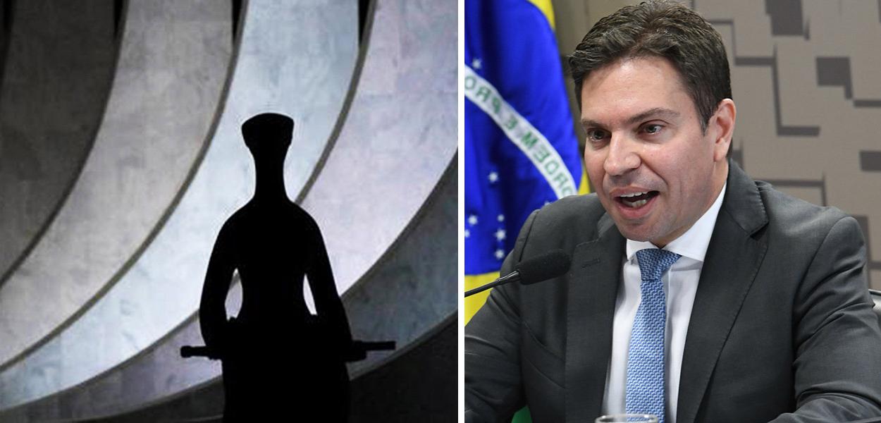 STF e Alexandre Ramagem (Foto: Reuters | Marcos Oliveira/Agência Senado) STF e Alexandre Ramagem