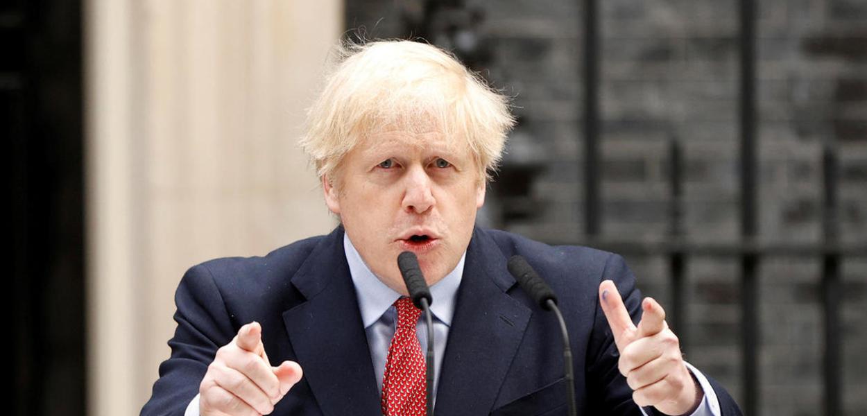 O primeiro-ministro Boris Johnson (Foto: REUTERS - JOHN SIBLEY) O primeiro-ministro Boris Johnson