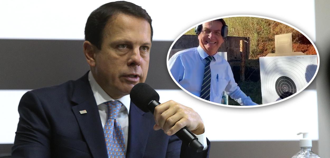 João Doria e Jair Bolsonaro (Foto: GOVSP | Reprodução) João Doria e Jair Bolsonaro