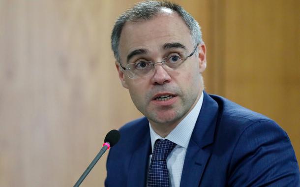 (Brasília - DF, 28/04/2020) Palavras do Ministro da Justiça, André Luiz de Almeida Mendonça. (Foto: Isac Nóbrega/PR) (Brasília - DF, 28/04/2020) Palavras do Ministro da Justiça, André Luiz de Almeida Mendonça.