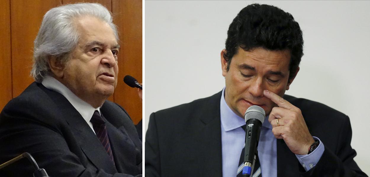 Celso Antônio Bandeira de Mello e Sérgio Moro (Foto: Luiz França/Câmara SP | REUTERS/Ueslei Marcelino) Celso Antônio Bandeira de Mello e Sérgio Moro