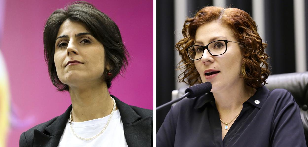 Manuela D'Ávila e Carla Zambelli (Foto: ABr) Manuela D'Ávila e Carla Zambelli