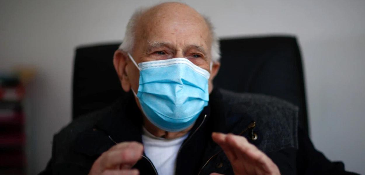 Christian Chenay, 98 anos (Foto: Reuters) Christian Chenay, 98 anos