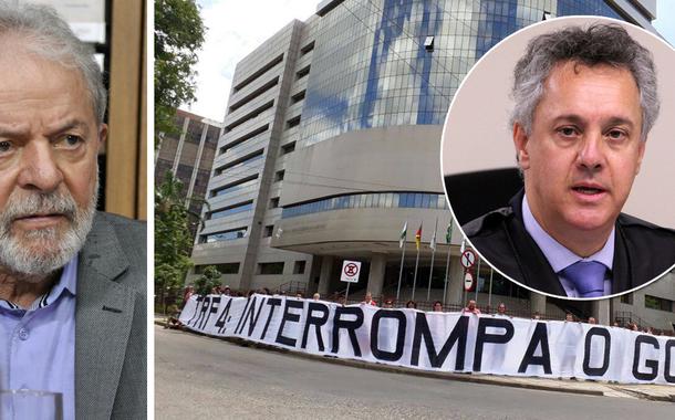 Lula, TRF-4 e Gebran Netto (Foto: Brasil247 | Divulgação | ABR) Lula, TRF-4 e Gebran Netto