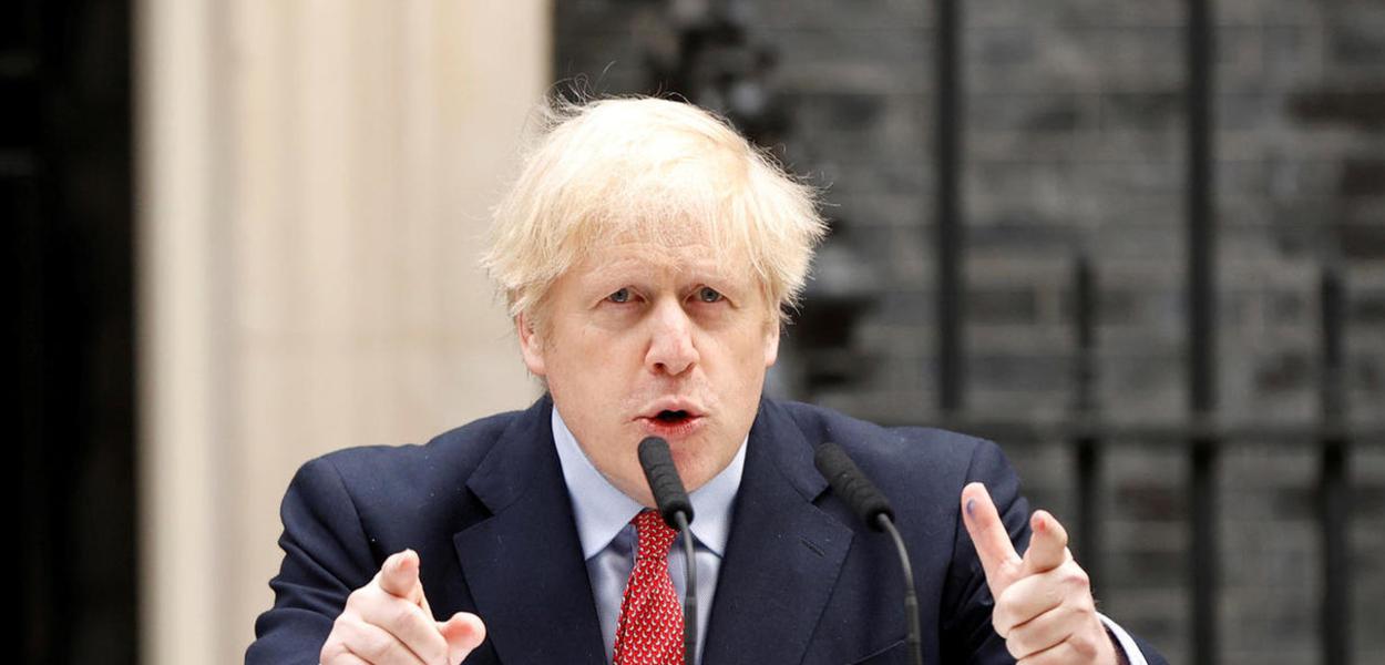 O primeiro-ministro britânico Boris Johnson (Foto: REUTERS - JOHN SIBLEY) O primeiro-ministro britânico Boris Johnson