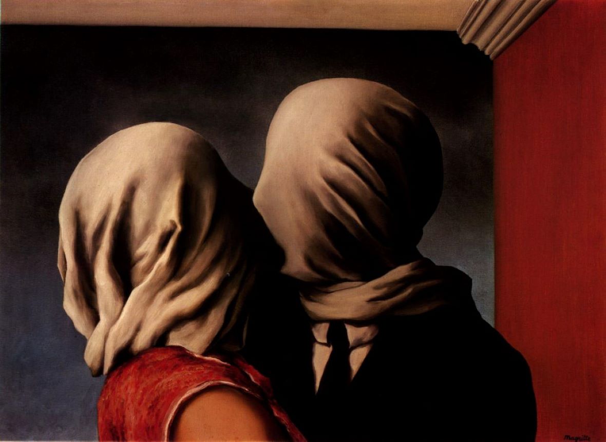 Os Amantes, René Magritte, 1928 (Foto: René Magritte) Os Amantes, René Magritte, 1928