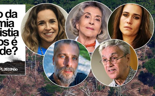 Artistas lançam campanha contra anistia a grileiros na Amazônia (Foto: REUTERS/Amanda Perobelli | Divulgação) Artistas lançam campanha contra anistia a grileiros na Amazônia