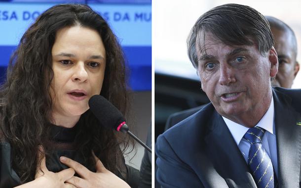 Janaína Paschoal e Jair Bolsoanro (Foto: Pablo Valadares/Câmara dos Deputados | José Cruz/Agência Brasil) Janaína Paschoal e Jair Bolsoanro