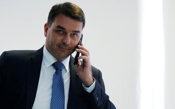 Senador Flávio Bolsonaro 16/07/2019 (Foto: REUTERS/Adriano Machado) Senador Flávio Bolsonaro 16/07/2019