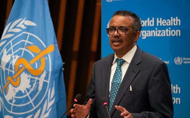 Tedros Adhanom, diretor-geral da OMS (Foto: Xinhua) Tedros Adhanom, diretor-geral da OMS