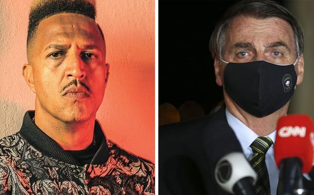 Mano Brown e Jair Bolsonaro (Foto: Reprodução) Mano Brown e Jair Bolsonaro