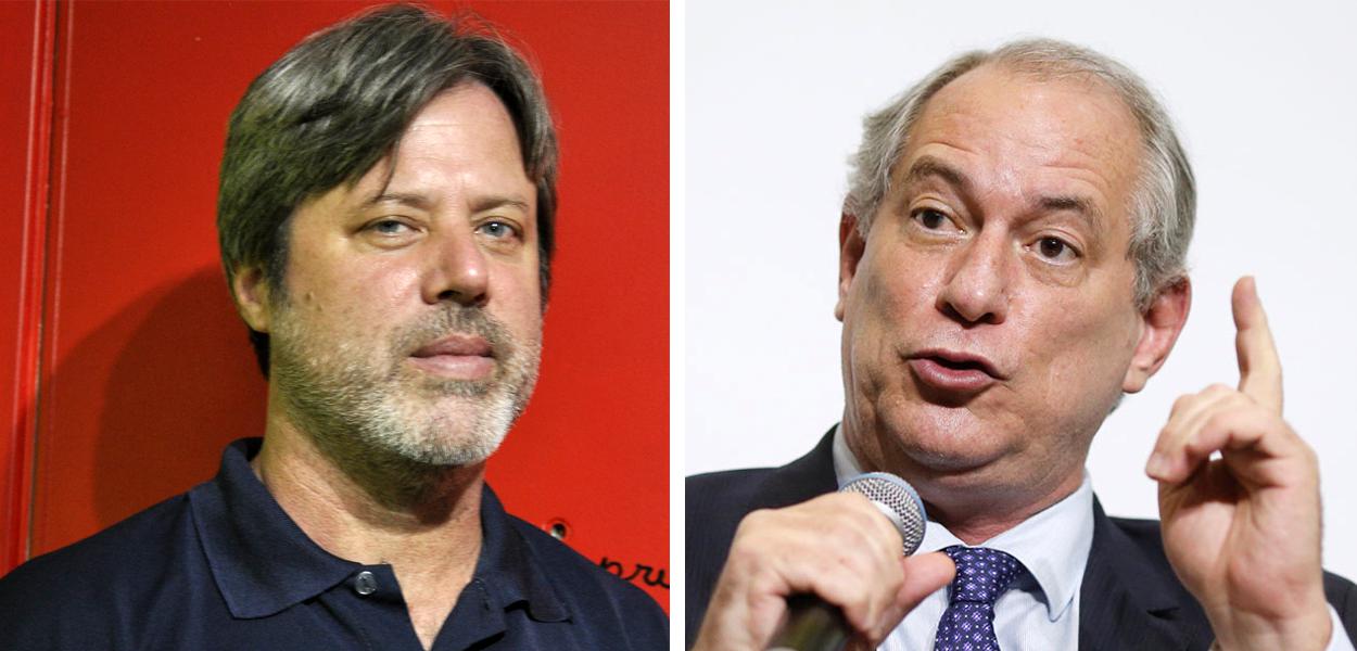 Brian Mier e Ciro Gomes (Foto: Brasil247 | Reuters) Brian Mier e Ciro Gomes