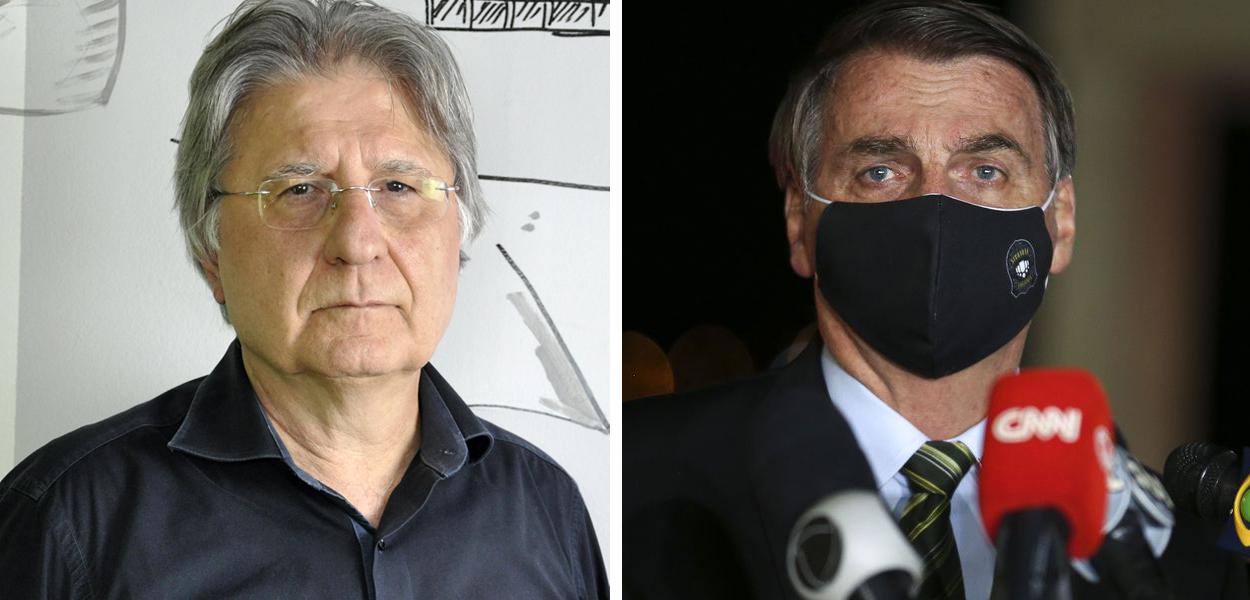 Armando Boito Jr. e Jair Bolsonaro (Foto: Brasil247 | ABr) Armando Boito Jr. e Jair Bolsonaro