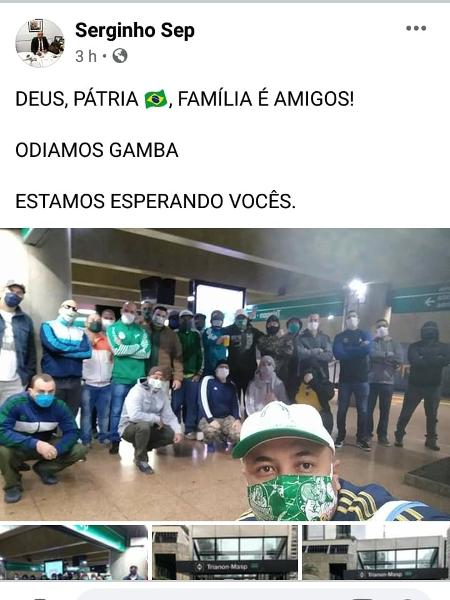 Palmeirenses ato bolsonaro