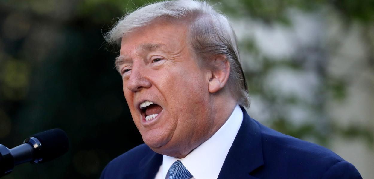 O presidente dos Estados Unidos, Donald Trump. 15/04/2020 (Foto: REUTERS/Leah Millis) O presidente dos Estados Unidos, Donald Trump. 15/04/2020