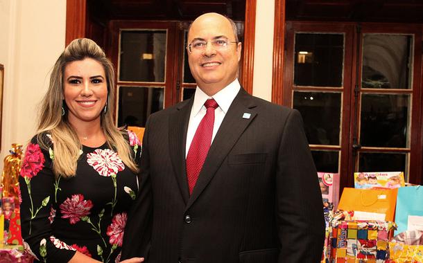 Helena Witzel e Wilson Witzel (Foto: Reprodução/Twitter) Helena Witzel e Wilson Witzel