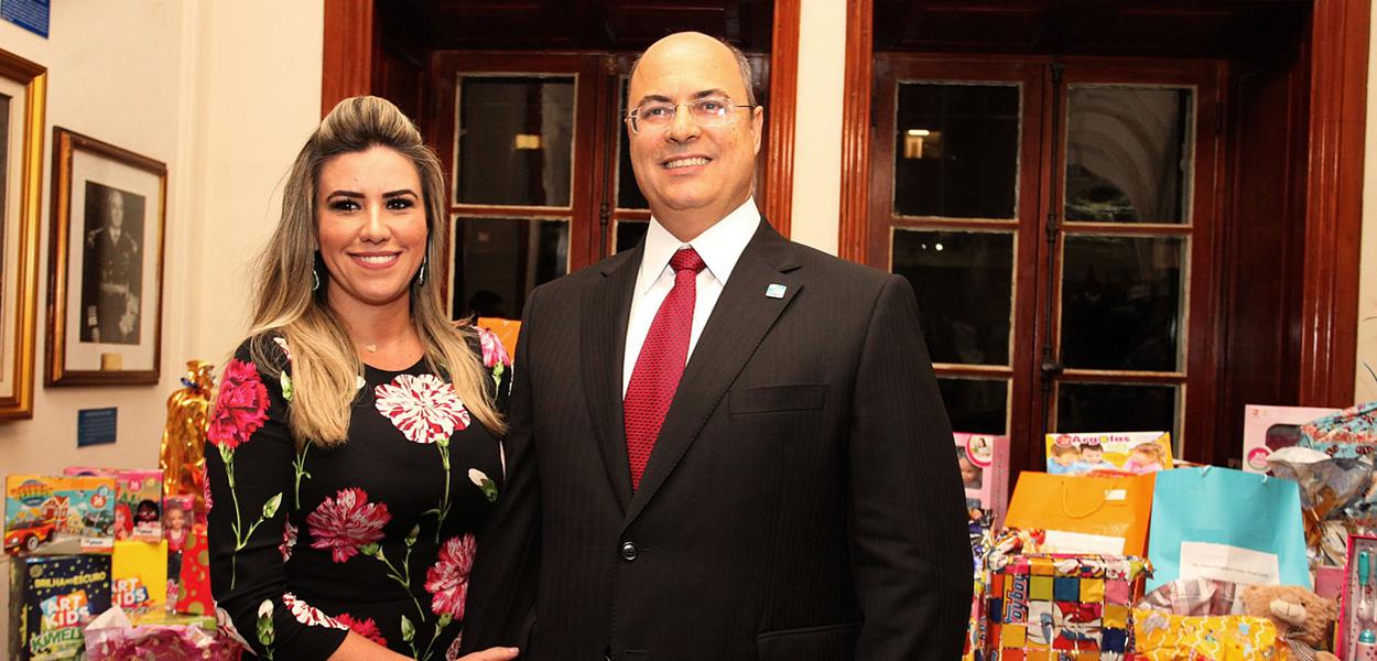 Helena Witzel e Wilson Witzel (Foto: Reprodução/Twitter) Helena Witzel e Wilson Witzel