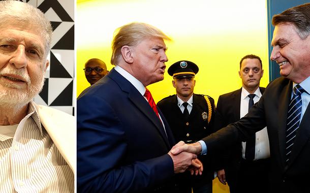 Celso Amorim, Donald Trump e Jair Bolsonaro (Foto: Brasil 247 | Reuters) Celso Amorim, Donald Trump e Jair Bolsonaro