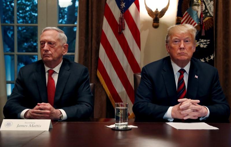 James Mattis e Donald Trump (Foto: Reuters) James Mattis e Donald Trump