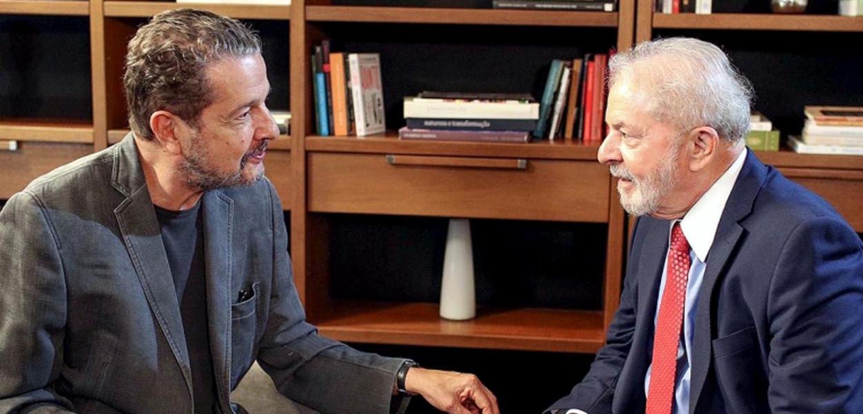 Juca Kfouri e Lula (Foto: Ricardo Stuckert) Juca Kfouri e Lula