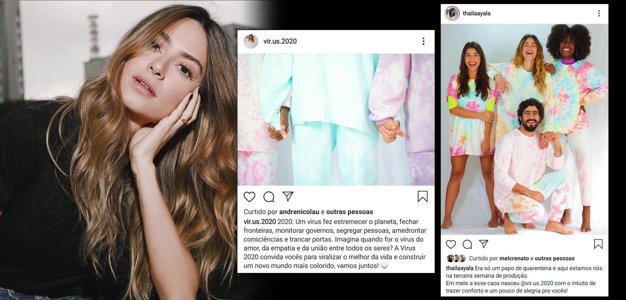 Thaila Ayala lança marca "vírus 2020" e internautas ressaltam ...