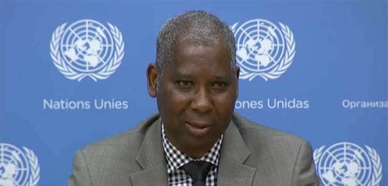 Tijjani Muhammad-Bande, presidente da Assembleia Geral da ONU (Foto: Prensa Latina) Tijjani Muhammad-Bande, presidente da Assembleia Geral da ONU