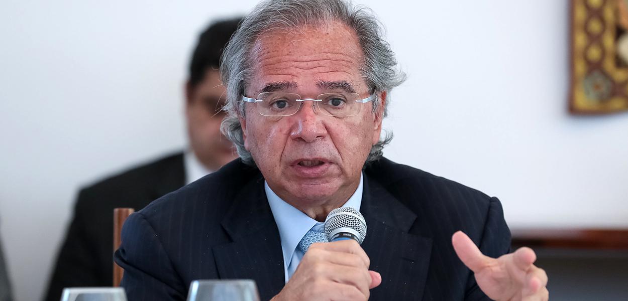 (Brasília - DF, 09/06/2020) Palavras do Ministro de Estado da Economia, Paulo Roberto Nunes Guedes. (Foto: Marcos Corrêa/PR) (Brasília - DF, 09/06/2020) Palavras do Ministro de Estado da Economia, Paulo Roberto Nunes Guedes.