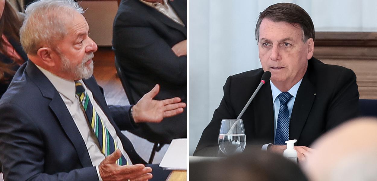 Lula e Jair Bolsonaro (Foto: Ricardo Stuckert | Marcos Corrêa/PR) www.brasil247.com - Lula e Jair Bolsonaro