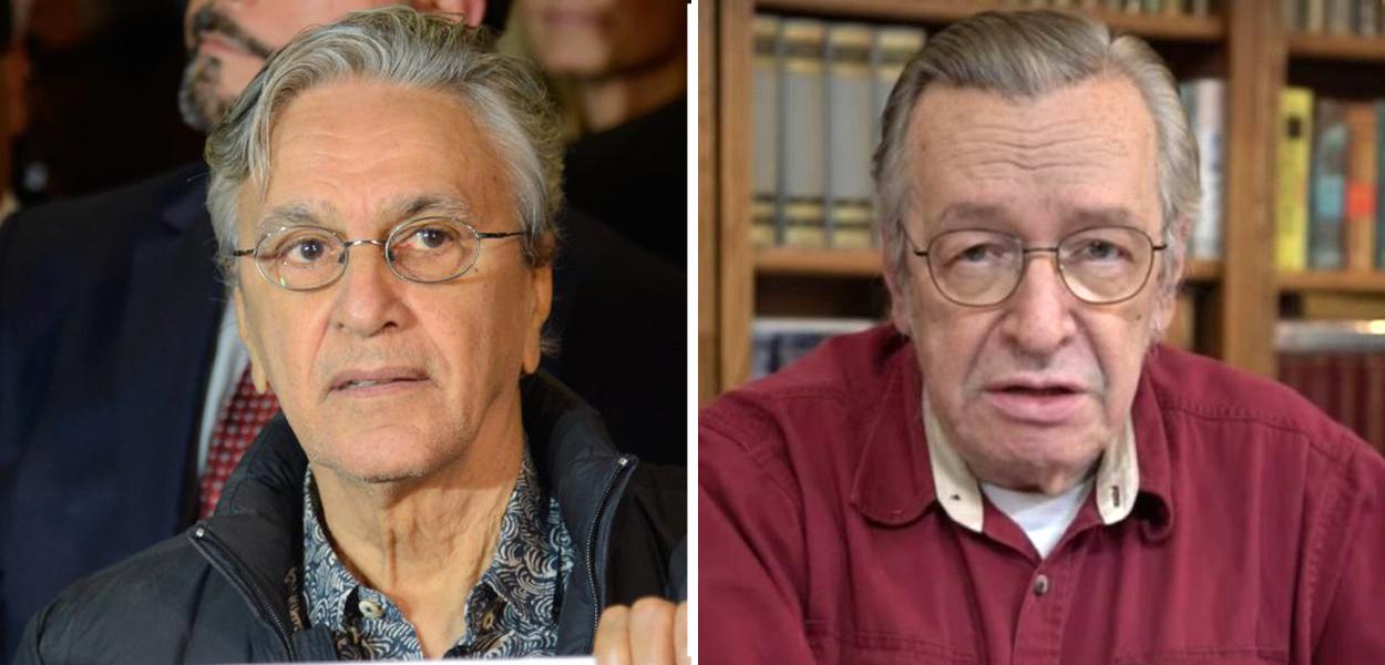 Caetano Veloso / Olavo de Carvalho (Foto: Divulgação) Caetano Veloso / Olavo de Carvalho