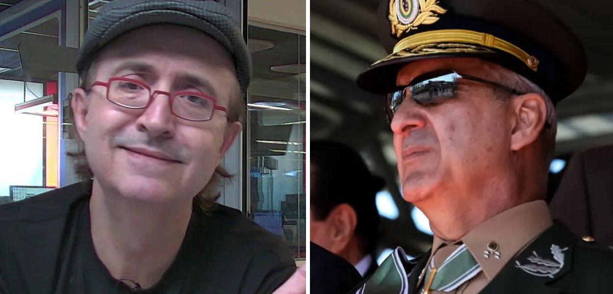 Jornalista Reinaldo Azevedo / General Luiz Eduardo Ramos (Foto: Divulgação) Jornalista Reinaldo Azevedo / General Luiz Eduardo Ramos