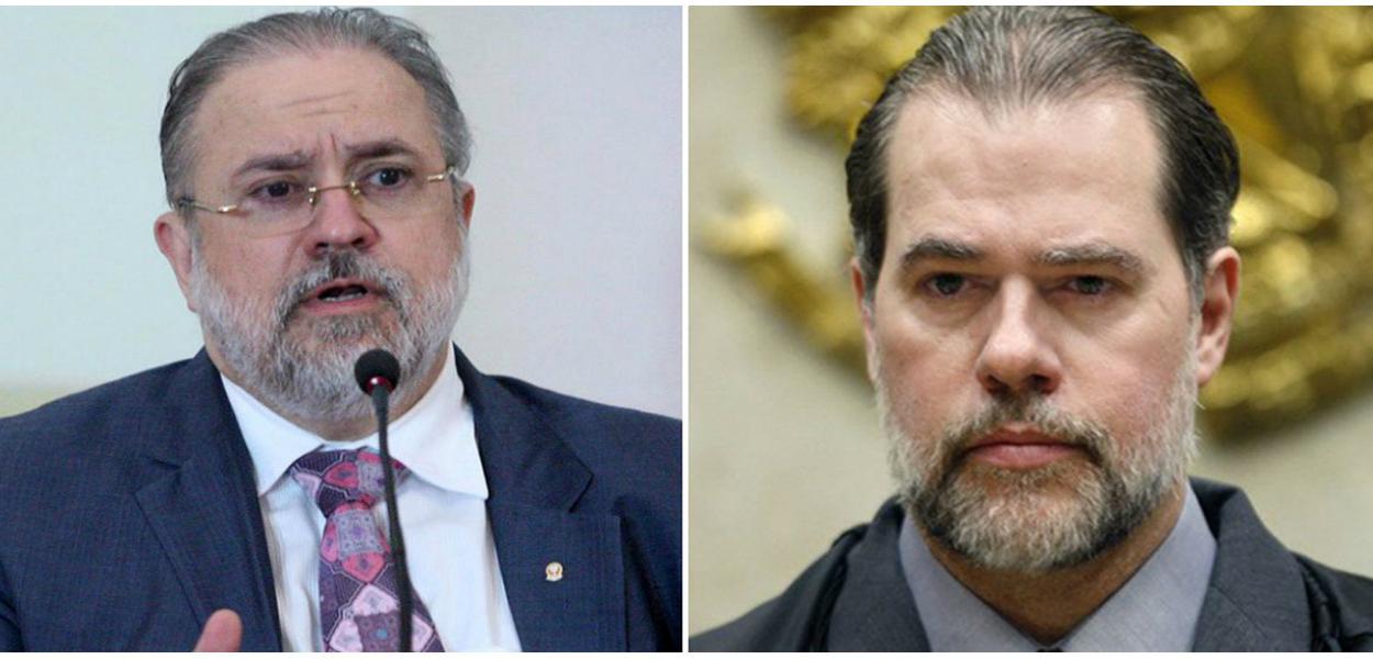 Augusto Aras e Dias Toffoli