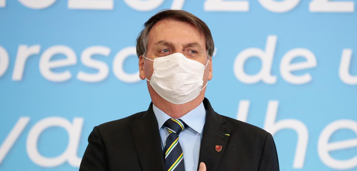 (Brasília - DF, 17/06/2020) Presidente da República, Jair Bolsonaro durante Cerimônia de Lançamento do Plano Safra 2020/2021.
Foto: Carolina Antunes/PR (Foto: Carolina Antunes/PR) (Brasília - DF, 17/06/2020) Presidente da República, Jair Bolsonaro durante Cerimônia de Lançamento do Plano Safra 2020/2021.
Foto: Carolina Antunes/PR