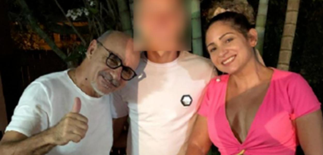Fabrício Queiroz e Márcia Oliveira de Aguiar (Foto: Reprodução) Fabrício Queiroz e Márcia Oliveira de Aguiar