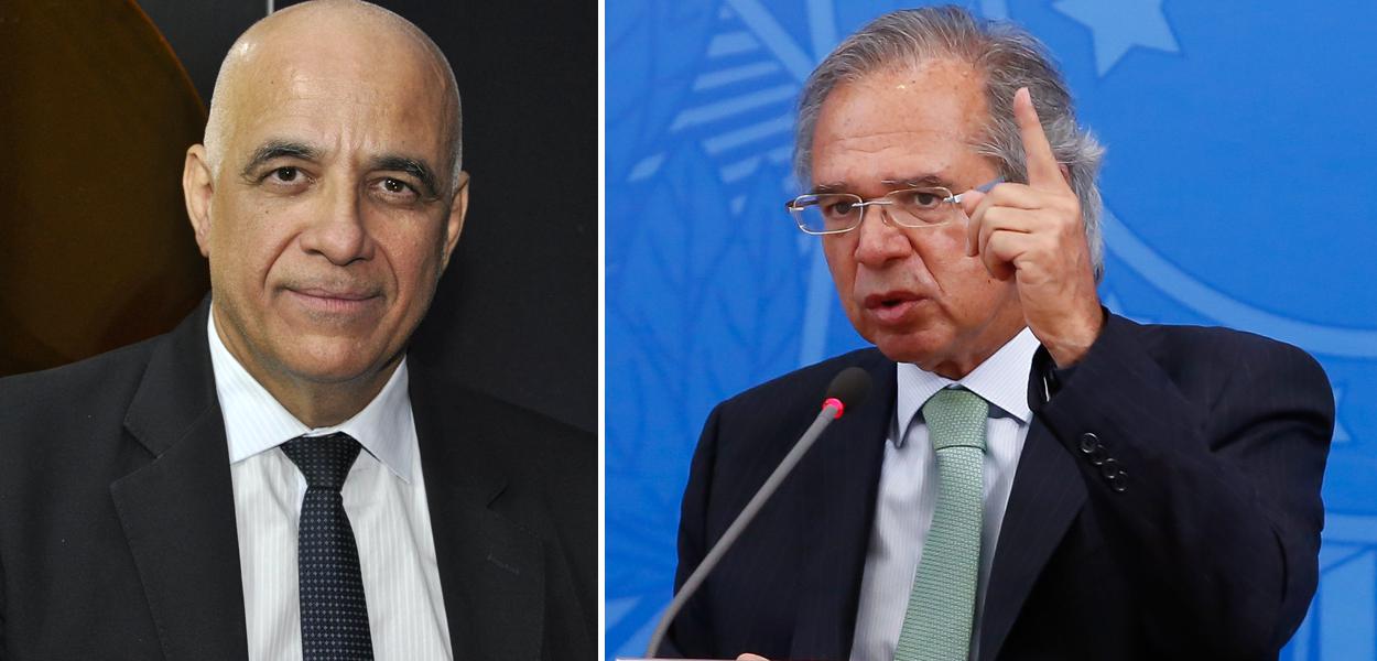 Jessé Souza e Paulo Guedes (Foto: Felipe Gonçalves/247 | Anderson Riedel/PR) Jessé Souza e Paulo Guedes
