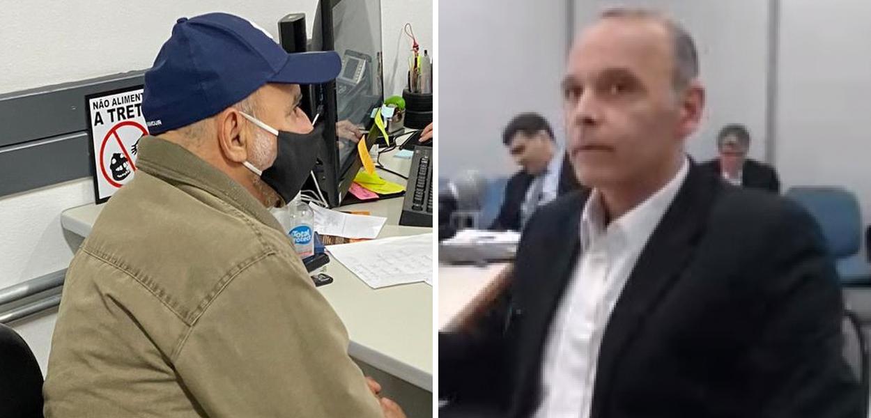 Fabrício Queiroz e Wilson Carlos (Foto: Polícia Civil | Reprodução) Fabrício Queiroz e Wilson Carlos