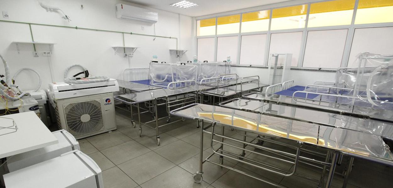 Hospital de campanha de Manaus (Foto: Divulgação/Semcom) Hospital de campanha de Manaus