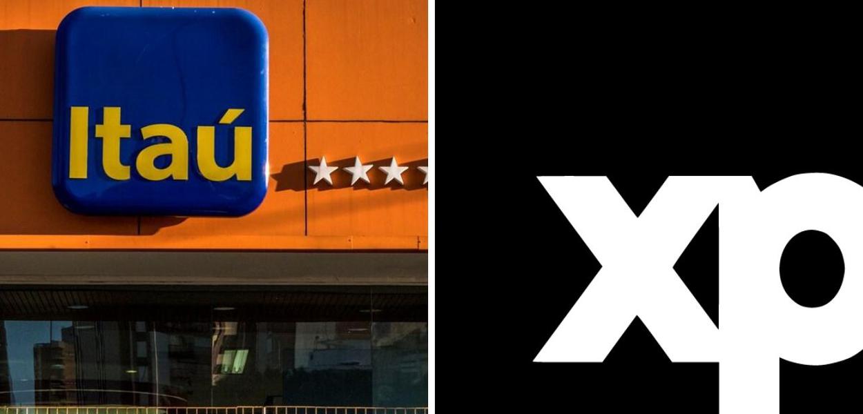 Itaú e XP (Foto: Reprodução) Itaú e XP