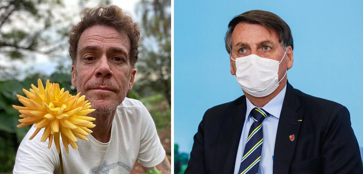 Nando Reis e Jair Bolsonaro (Foto: Reprodução/Instagram | Isac Nóbrega/PR) Nando Reis e Jair Bolsonaro