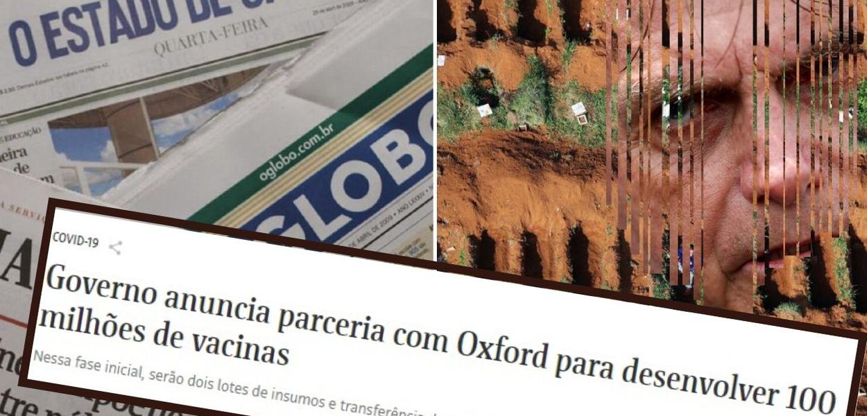 Bolsonaro e imprensa (Foto: Reprodução) Bolsonaro e imprensa