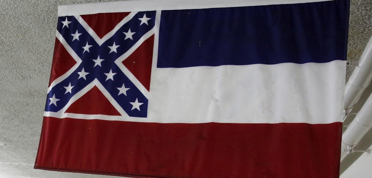 Bandeira do Mississippi (Foto: Reuters) Bandeira do Mississippi