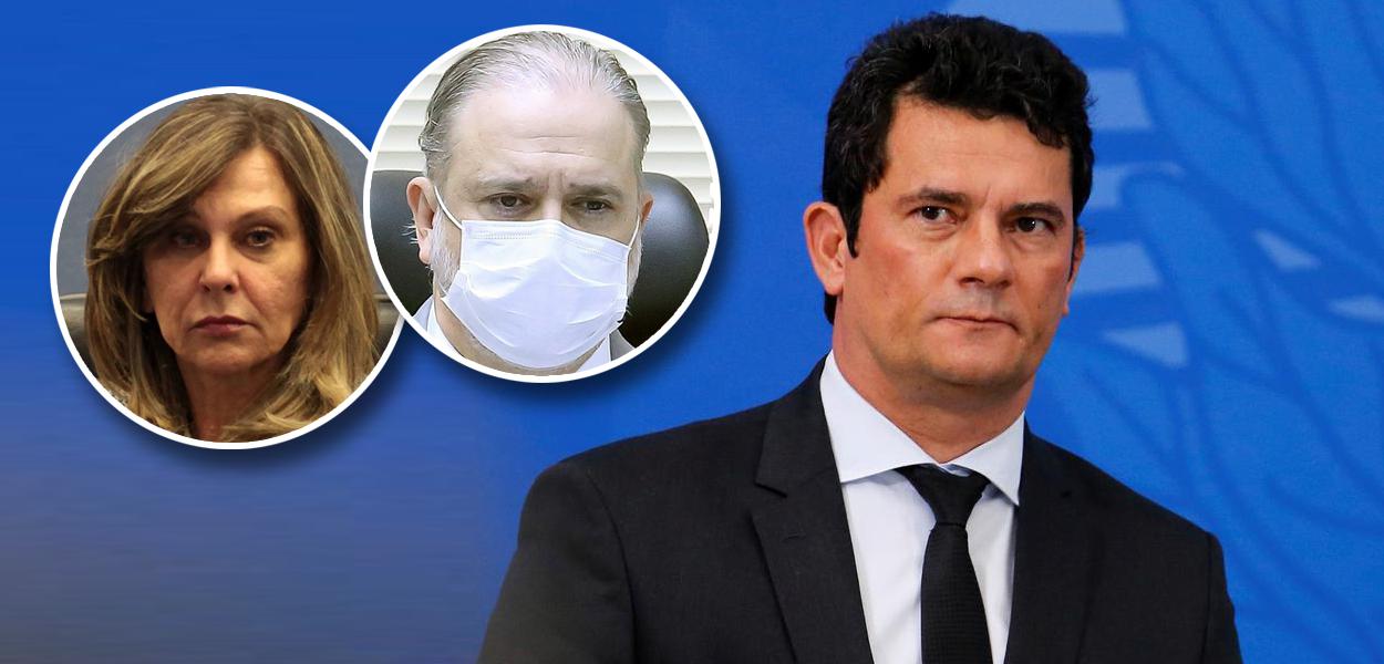 Lindora Araújo, Augusto Aras e Sérgio Moro (Foto: CNJ | MPF | Reuters) Lindora Araújo, Augusto Aras e Sérgio Moro