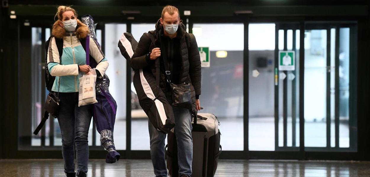 Aeroporto de Malpensa, perto de Milão, Itália (Foto: REUTERS/Flavio Lo Scalzo) Aeroporto de Malpensa, perto de Milão, Itália